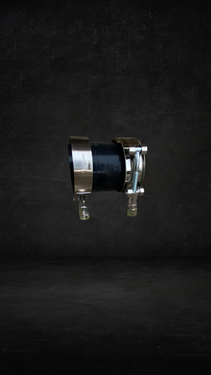 Conector reto de silicon 50mm+abraçadeiras